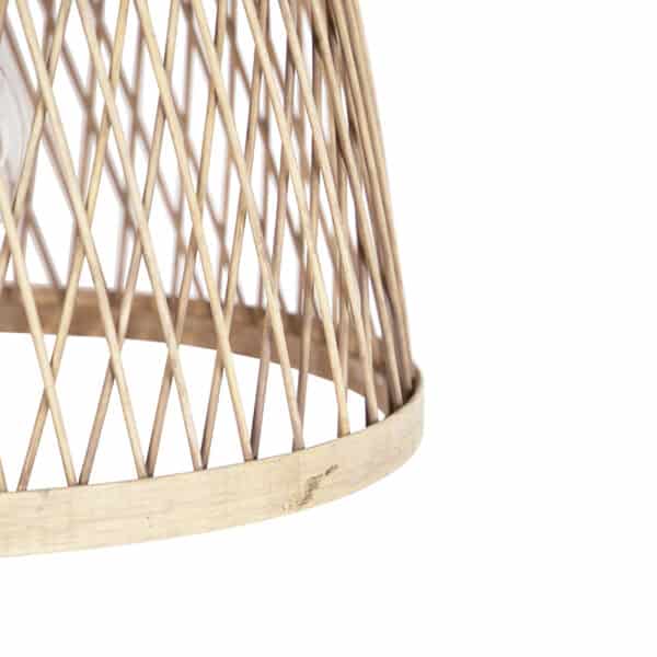 Smarte ländliche Hängelampe Rattan inkl. Wifi G125 Lichtquelle - Calamus – Bild 5