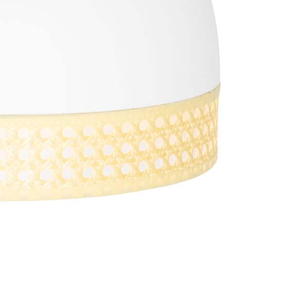 Oosterse vloerlamp wit met rotan 30 cm - Magna Rotan – Bild 3