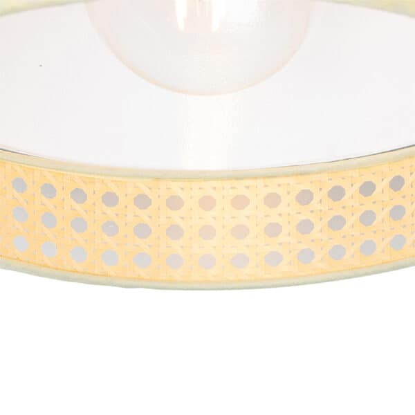 Oosterse plafondlamp zwart met rotan 30 cm - Magna Rotan – Bild 3