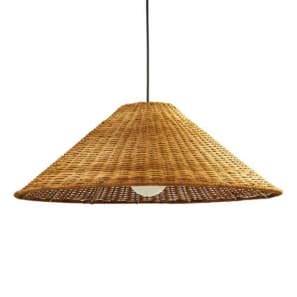 LEDS-C4 Caribe Hängeleuchte aus Rattan