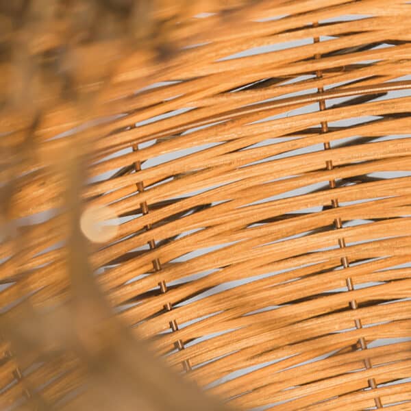Rural Hängelampe braun Rattan - Luke 45 – Bild 6