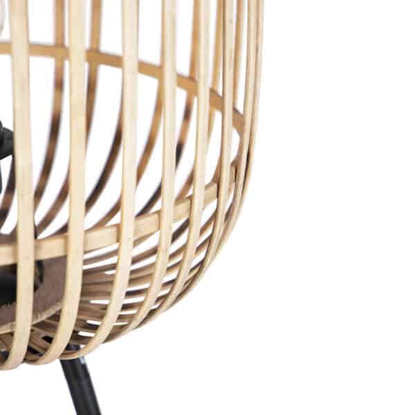 Ländliche Stehlampe Rattan - Manila – Bild 6