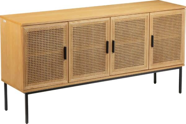 Mit Rattan-Geflecht Einsatz