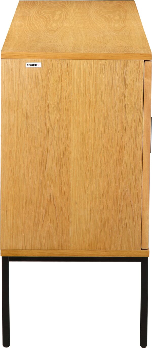COUCH♥ Sideboard »Feines Geflecht«, Mit Rattan-Geflecht Einsatz, 4-türig – Bild 5