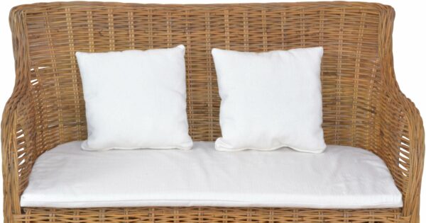 aus handgeflochtenem Kubu-Rattan und sechs Füßen