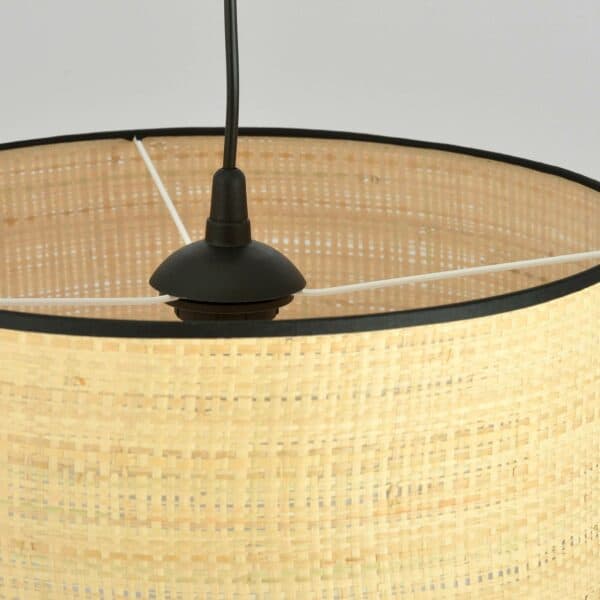 Hängelampe Aston, Ø 35 cm, Rattanoptik – Bild 4
