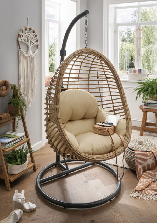 Hängesessel in modernem Design