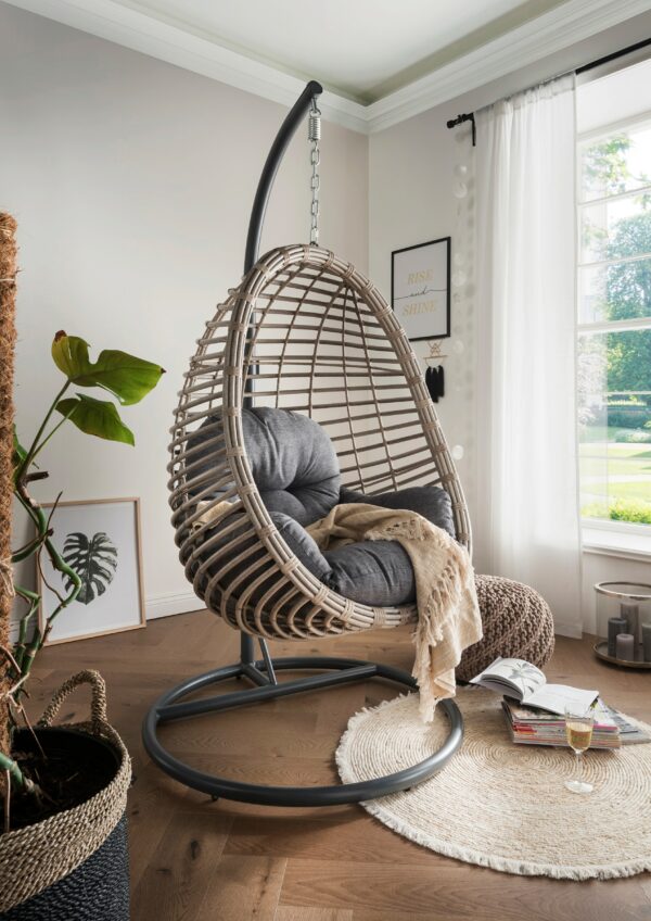 Hängesessel in modernem Design