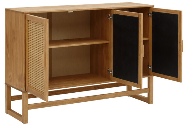 Home affaire Sideboard »Jolene«, Rattangeflecht auf den Türfronten, aus Massivholz, zwei Farbvarianten – Bild 10