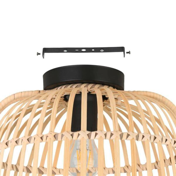 EGLO Glyneath Deckenleuchte aus Rattan – Bild 5