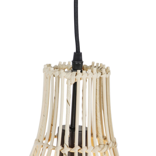 Ländliche Hängelampe Rattan 20 cm - Botello – Bild 4