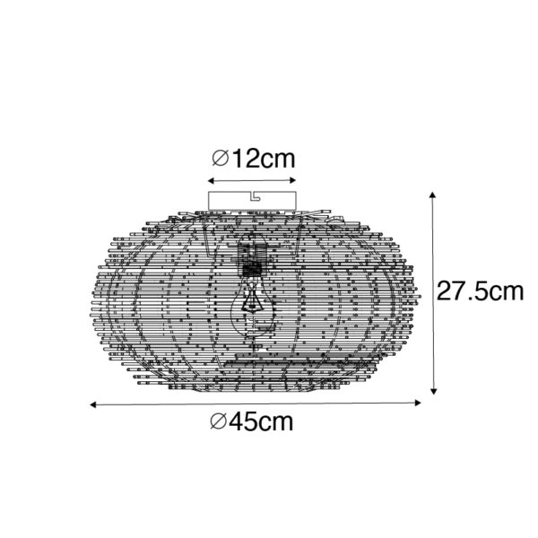Land Deckenleuchte Rattan - Luke – Bild 7