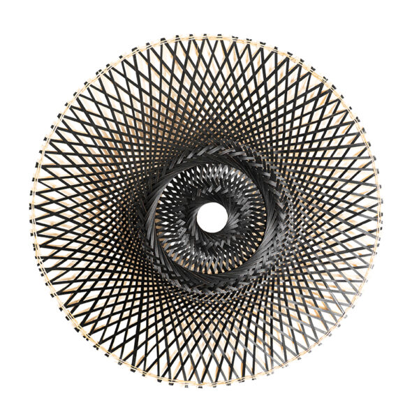 Orientalischer Lampenschirm Rattan 50 cm - Rina – Bild 2