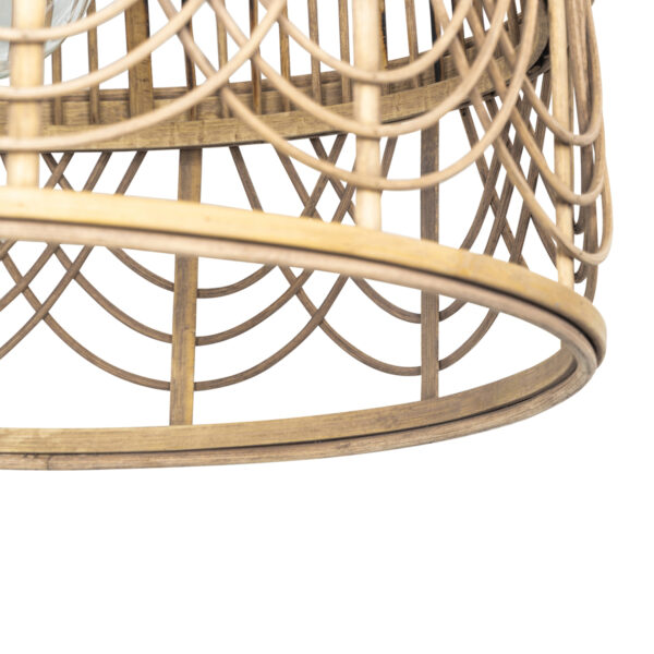 Smarte Hängelampe Rattan 44 cm inkl. Wifi G95 - Michelle – Bild 6