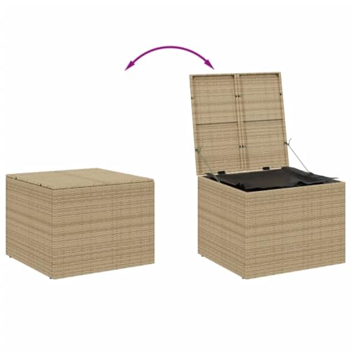 vidaXL Gartentruhe, Kissenbox Auflagenbox mit Deckel, Gartenbox Garten