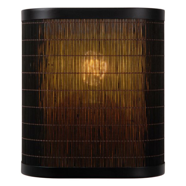 Wandleuchte Tagalog aus Rattan, schwarz/natur – Bild 3
