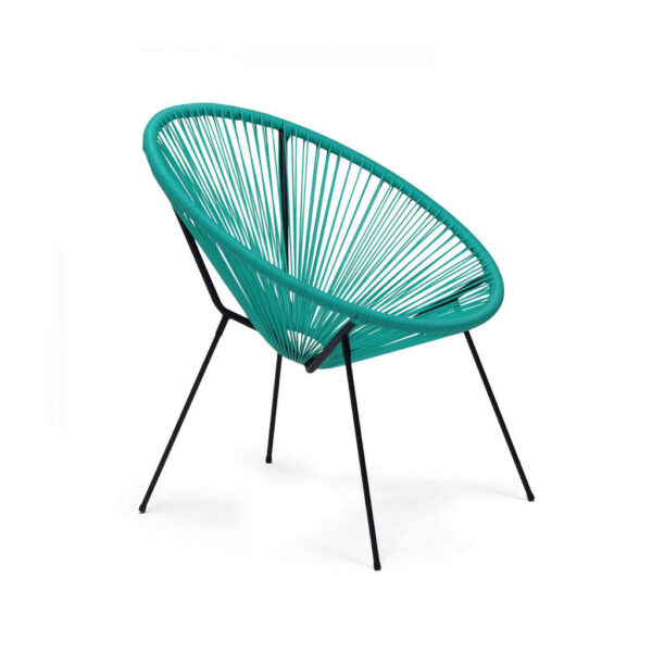 Mobili Rebecca GARTENSTUHL Türkis 70/76/80 cm Türkis