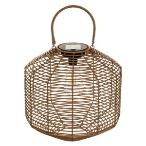 Atmosphera Createur d´interieur SOLARLATERNE Cuba 30 cm Braun EDAXO AT