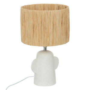 Atmosphera Createur d´interieur TISCHLAMPE Keramik Raia 42 cm Braun EDAXO